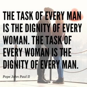 The Dignity of Man and Woman
