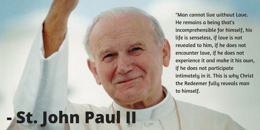 why St. John Paul is different from the others?