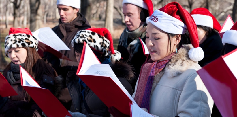 Join a Group of Carolers with Your Date