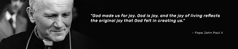 God made us for joy