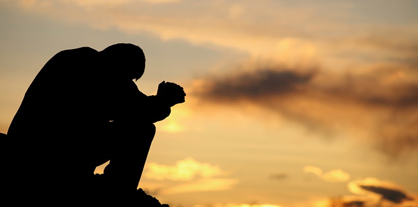 praying man