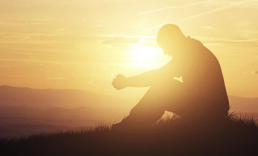 praying man