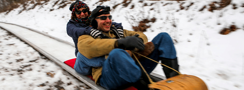 Tobogganing