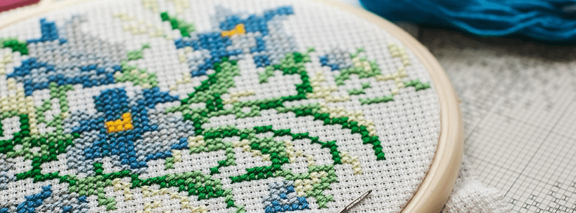 cross stitching