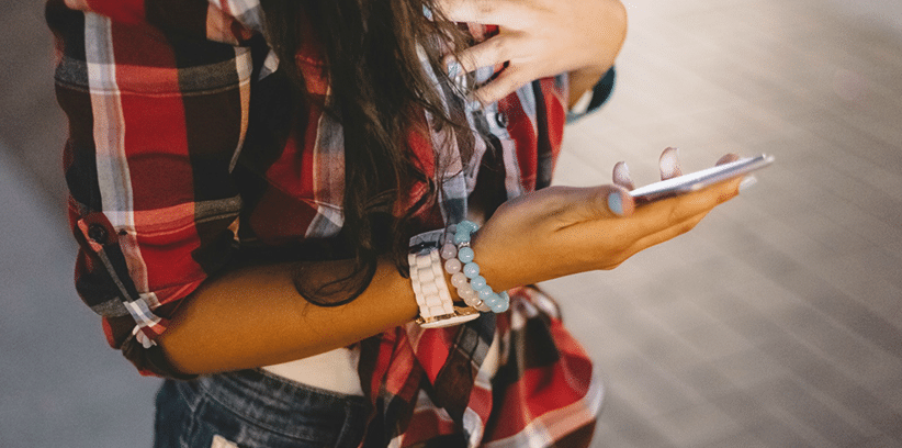 woman talking with someone else over the phone