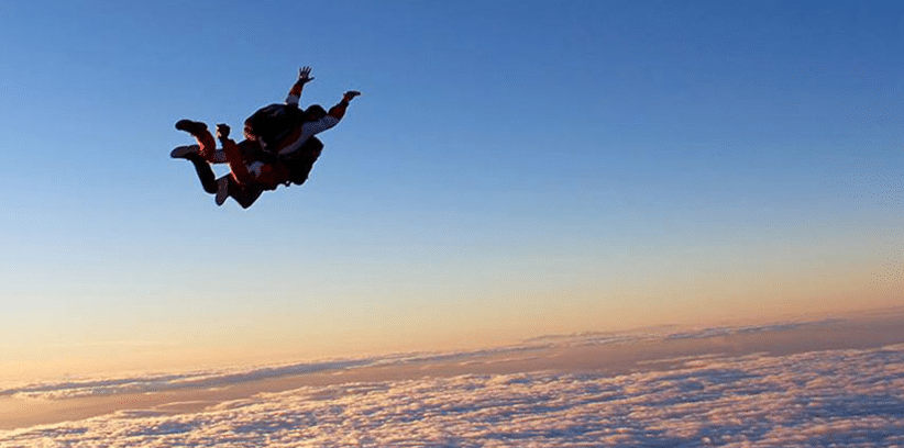 skydiving