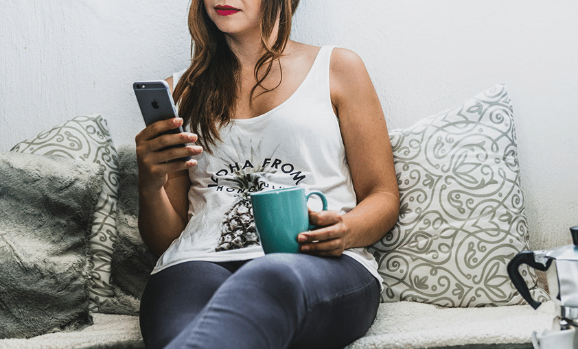 woman talking to somebody over the phone