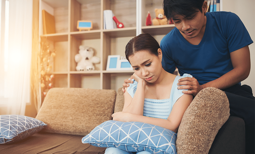 couple having serious talk