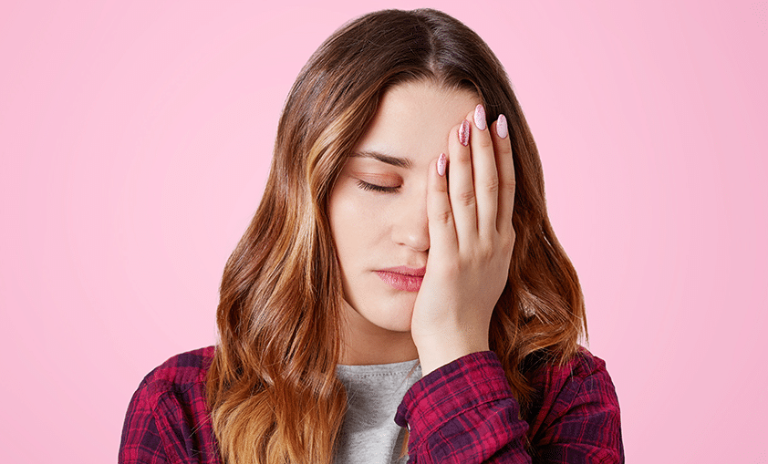 stressed woman