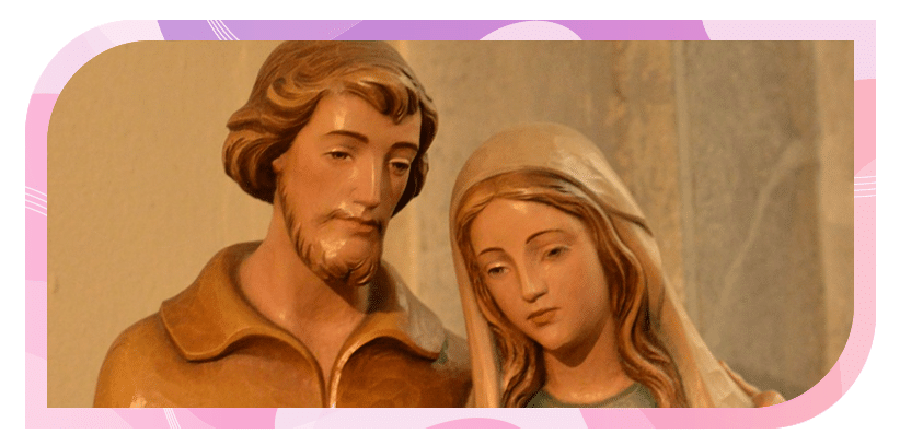 The Blessed Virgin Mary and Saint Joseph